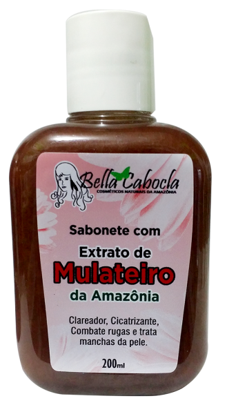 SABONETE LIQ COM EXTRATO DE MULATEIRO 200ML